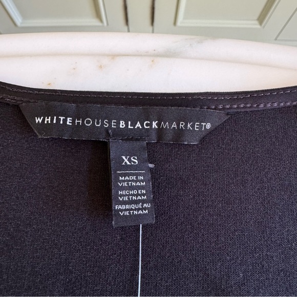 WHBM Super Comfy Maxi Dress Sandwashed Jersey Black Sz XS - Picture 5 of 11